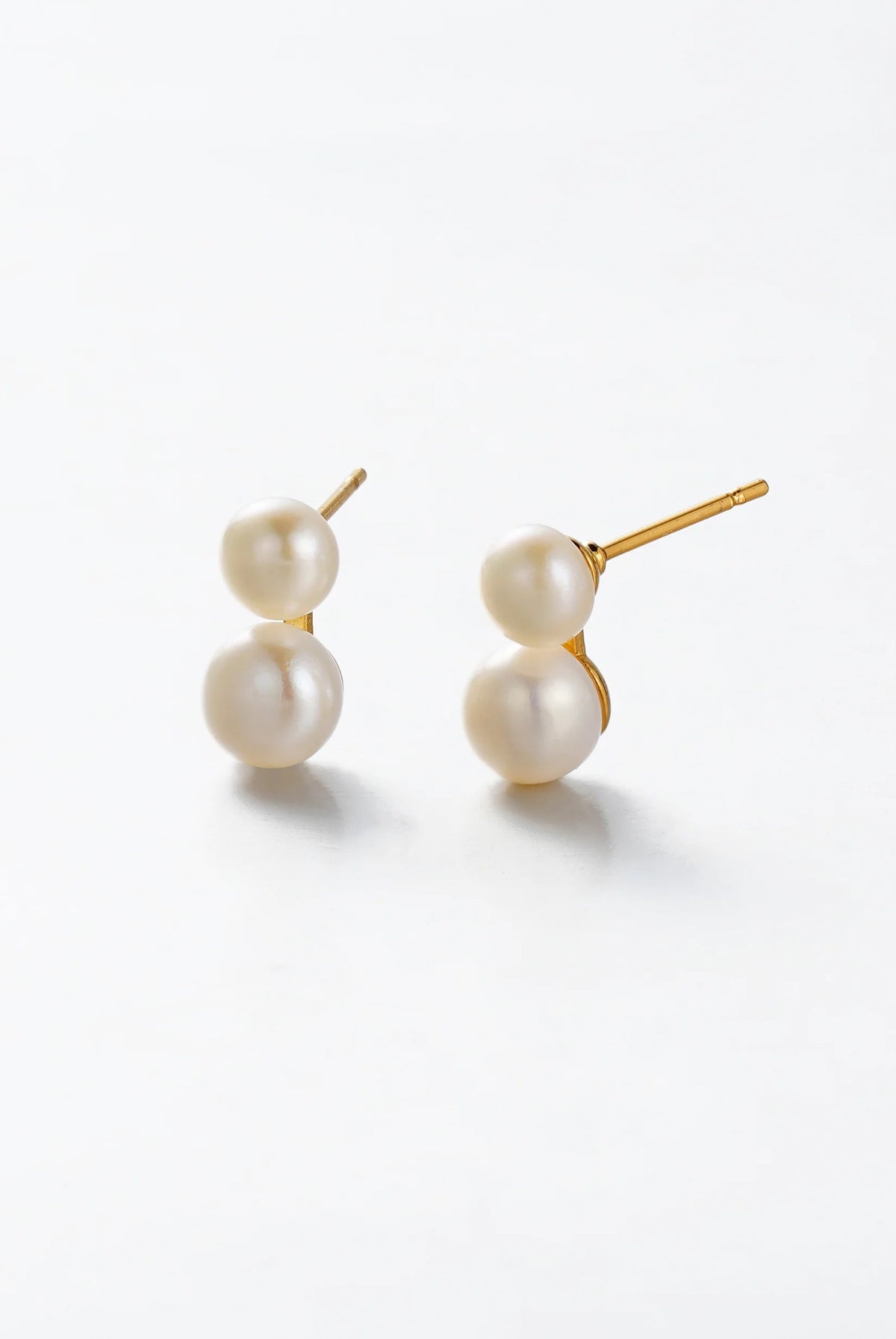 ZAFINO Madeline Pearl Earring - Gold 7379