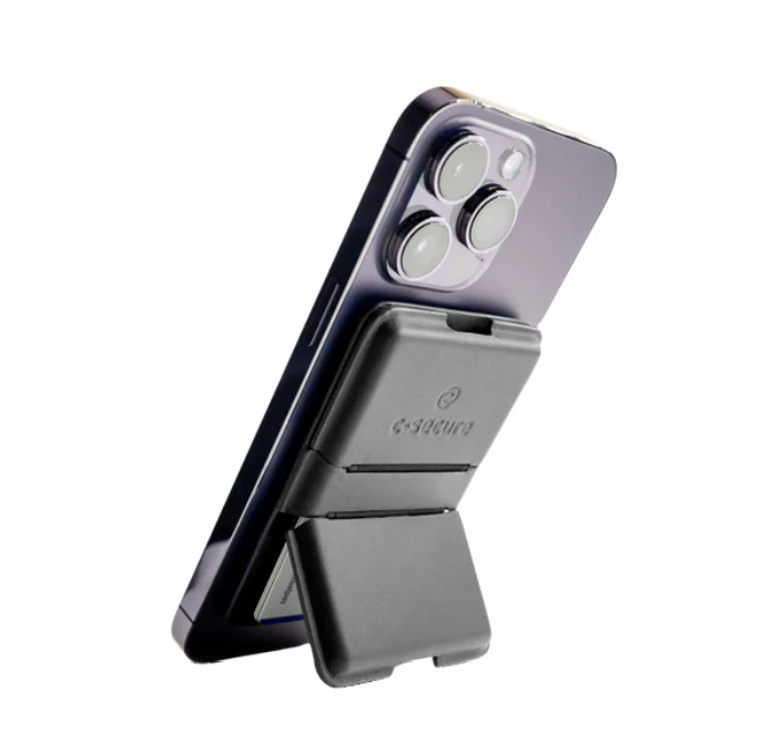 C-secure Magnetic Wallet Cardholder with REID Protection