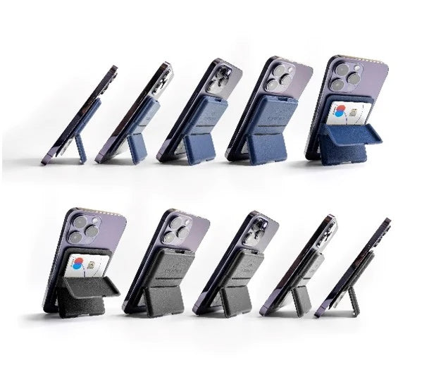 c-cecure Magnetic Wallet Cardholder with REID Protection - Blue