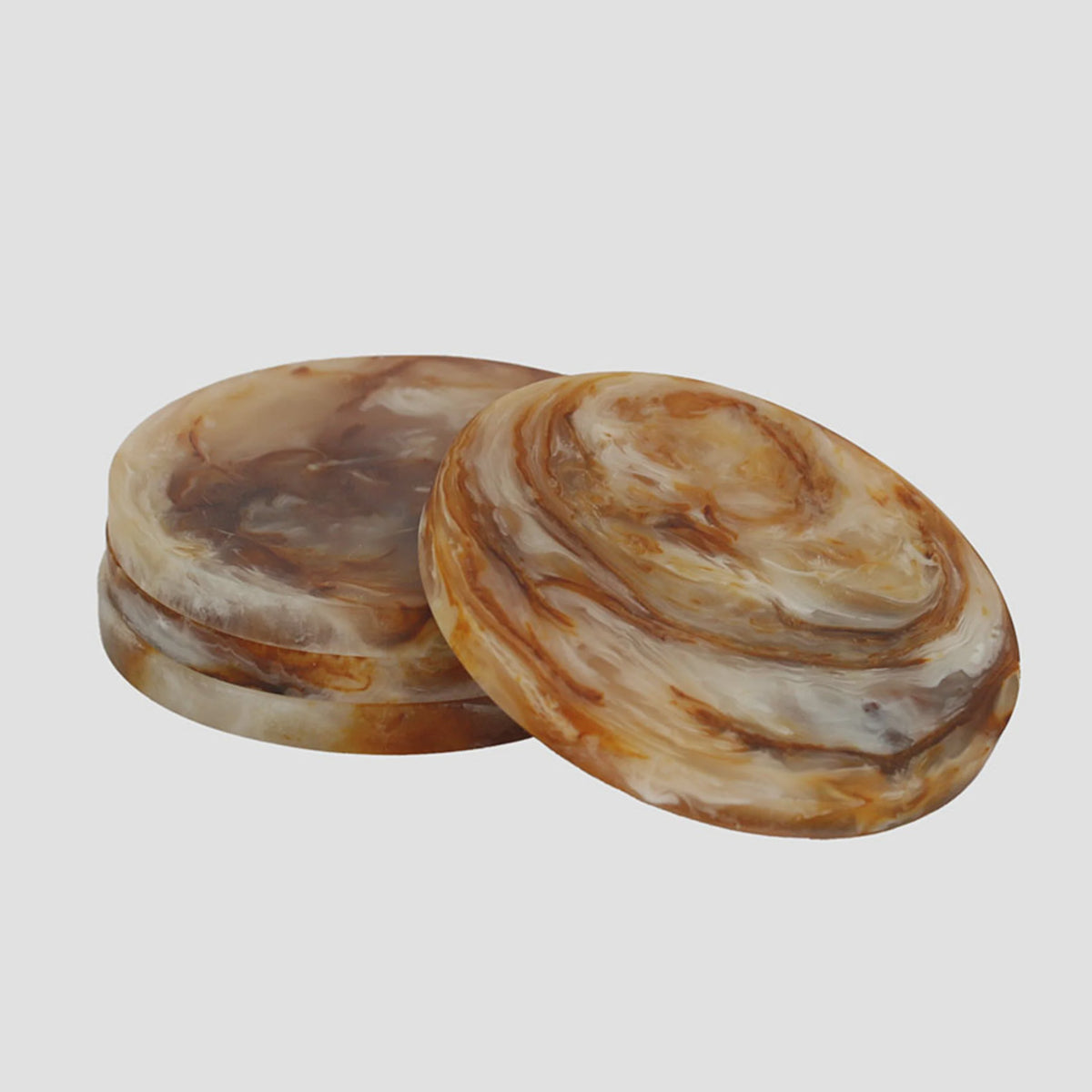 CC Interiors Marbled Topaz Coaster set of 4