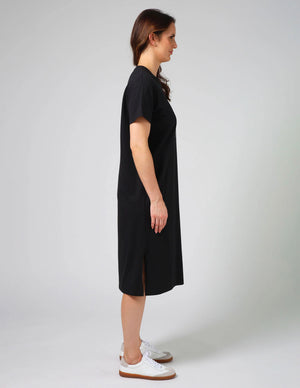 Stella+Gemma Maxie Tee Dress Black Ibiza