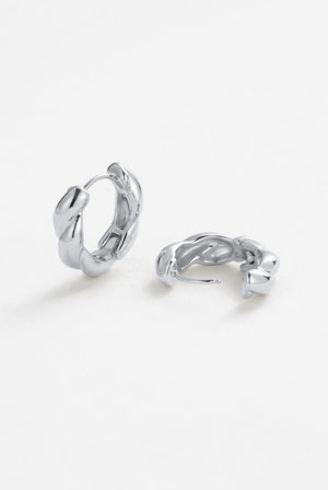 ZAFINO Maya Hoop - Silver