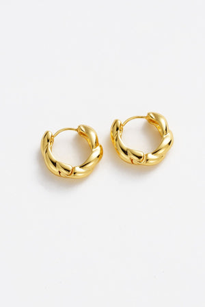 Maya Hoop - Gold - Earrings