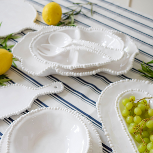Melamine Pearl Salad Servers + Le Forge
