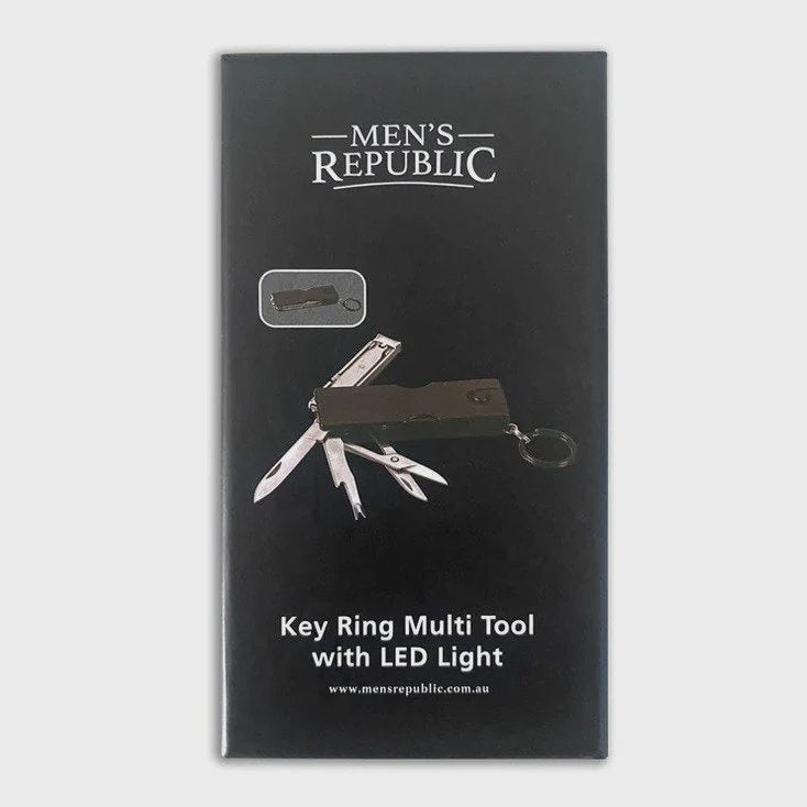Men's Republic Multi Tool Key Ring - Black