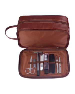 Men's Republic Toiletry Bag with 8 pcs Grooming Set