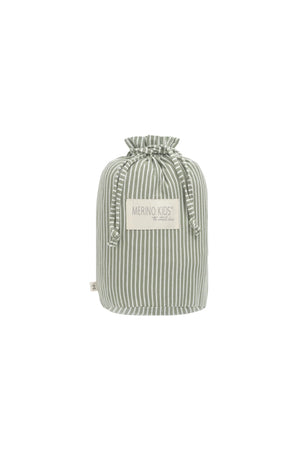 Merino Kids Go Go Bag - All Seasons - Olive Stripe