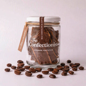 The Confectionist Milk Chocolate & Coffee Toffee 200g Jar