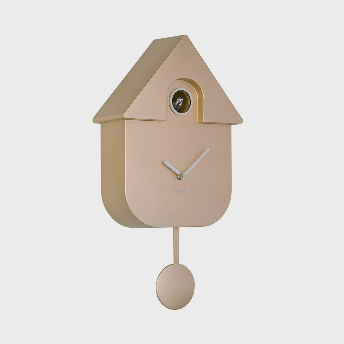 Modern Cuckoo Clock - Metallic Rose Gold