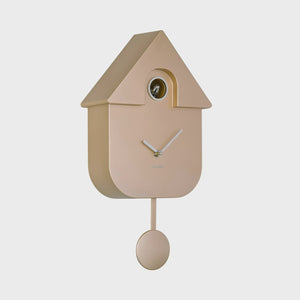 Modern Cuckoo Clock - Metallic Rose Gold