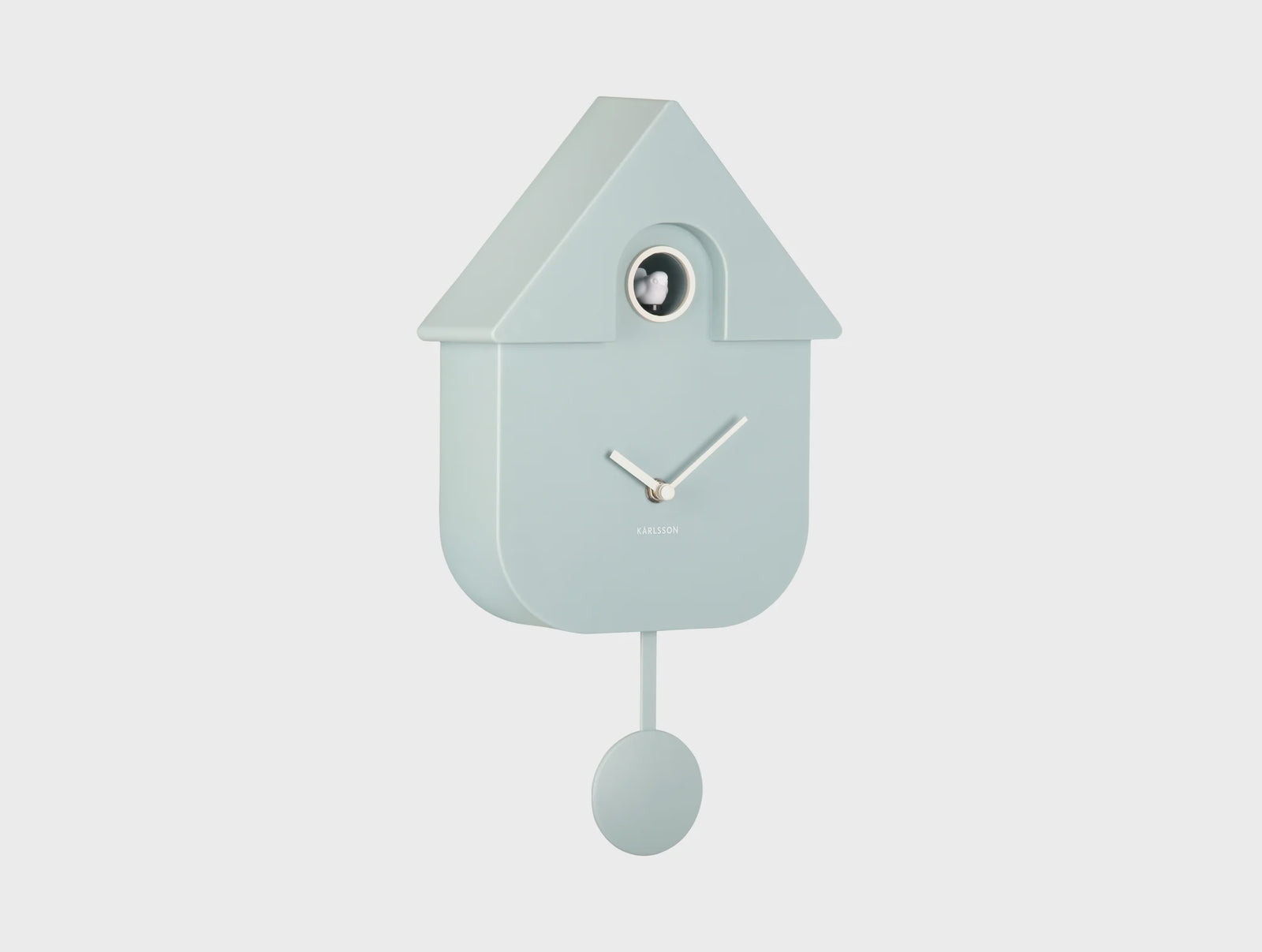 KARLSSON Modern Cuckoo Wall Clock - Soft Blue