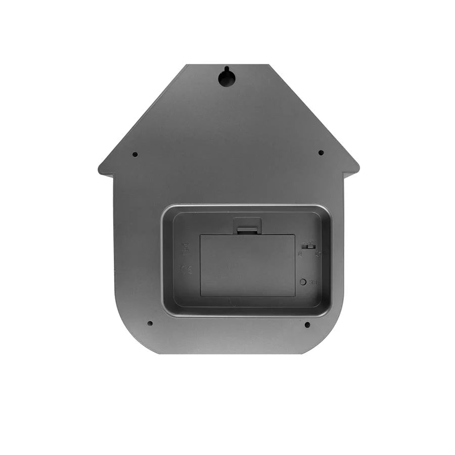 KARLSSON Modern Cuckoo Clock - Metallic Dark Grey