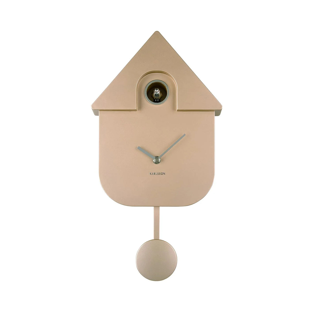 Modern Cuckoo Clock - Metallic Rose Gold