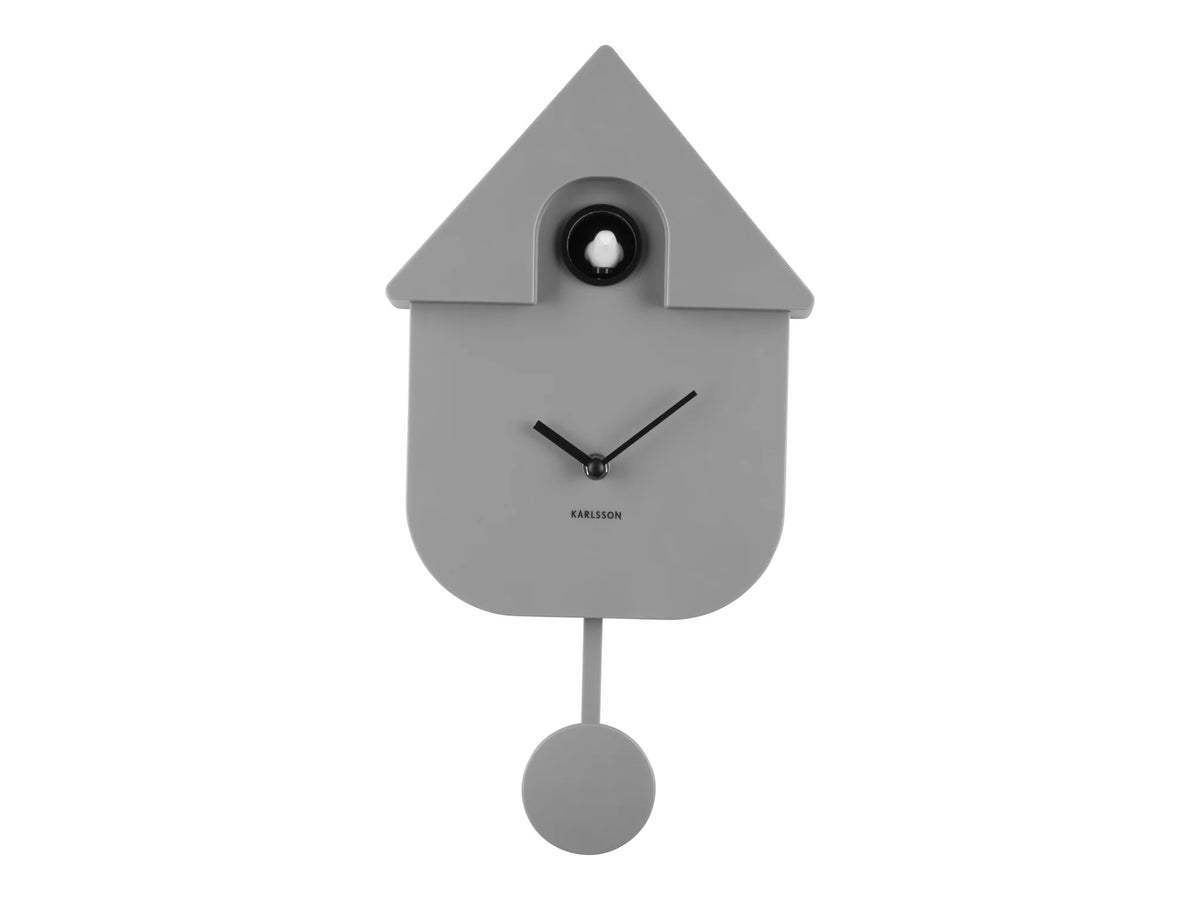 KARLSSON Modern Cuckoo Clock - Mouse Grey
