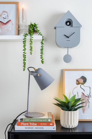 KARLSSON Modern Cuckoo Clock - Mouse Grey