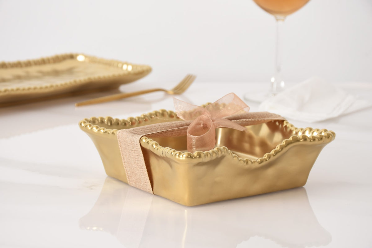 Pampa Bay Monte Carlo Cocktail Napkin Holder Gold