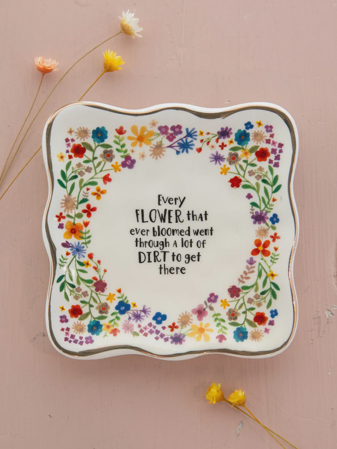 Natural Life Monteray Trinket Dish - Every Flower