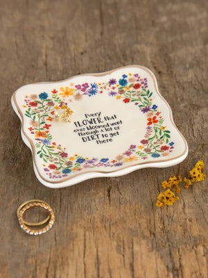 Natural Life Monteray Trinket Dish - Every Flower