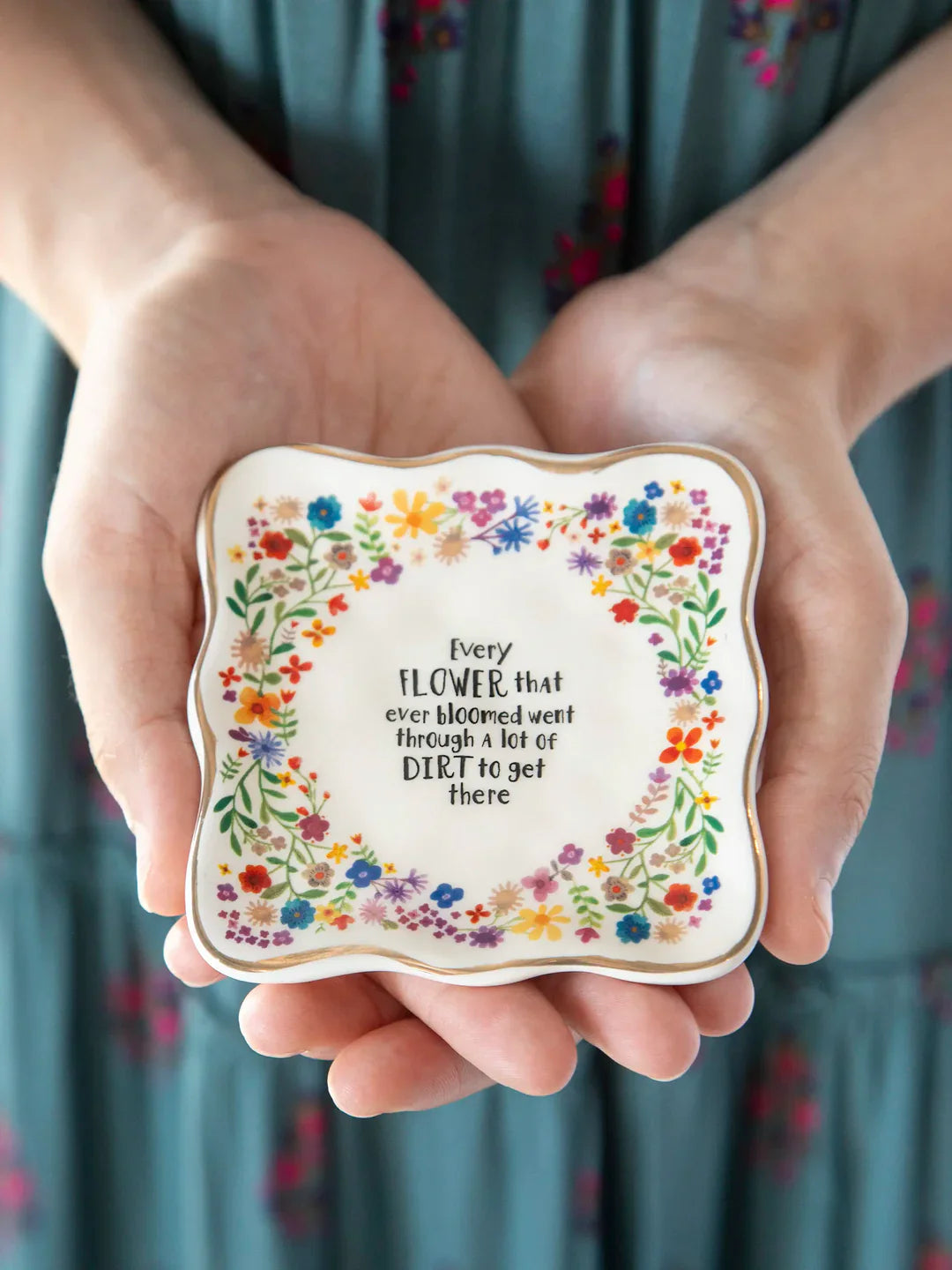 Natural Life Monteray Trinket Dish - Every Flower
