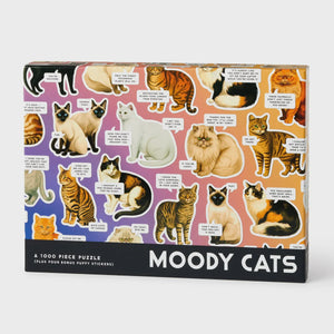 Brass Monkey Moody Cats 1000 Piece Puzzle