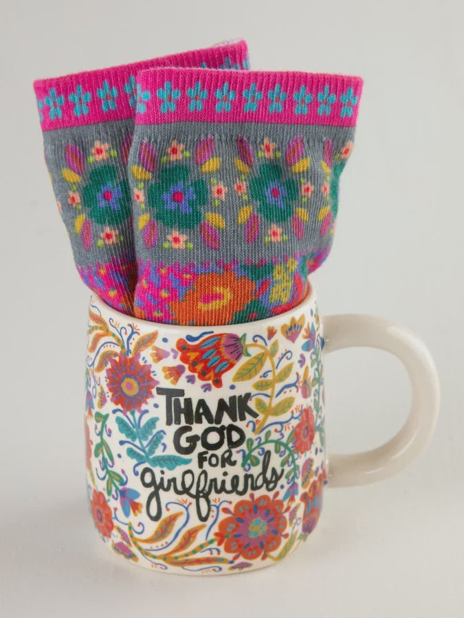 Natural life Mug & Socks Set - Girlfriends
