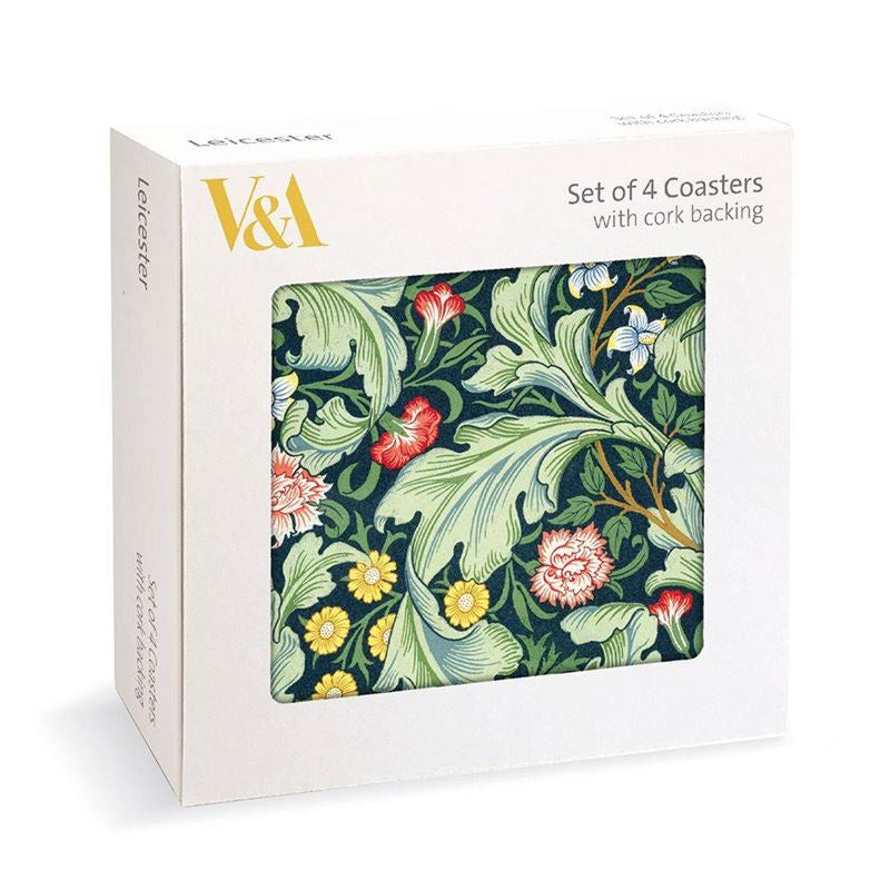 Museums & Galleries - Leicester Wallpaper 4 Pkt - Coasters