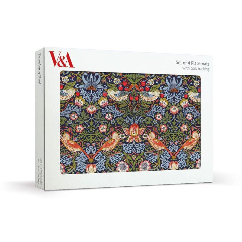 Museums & Galleries - Strawberry Thief 4 Pkt - Placemats