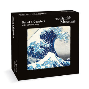 Museums & Galleries - The Great Wave 4 Pkt - Coasters