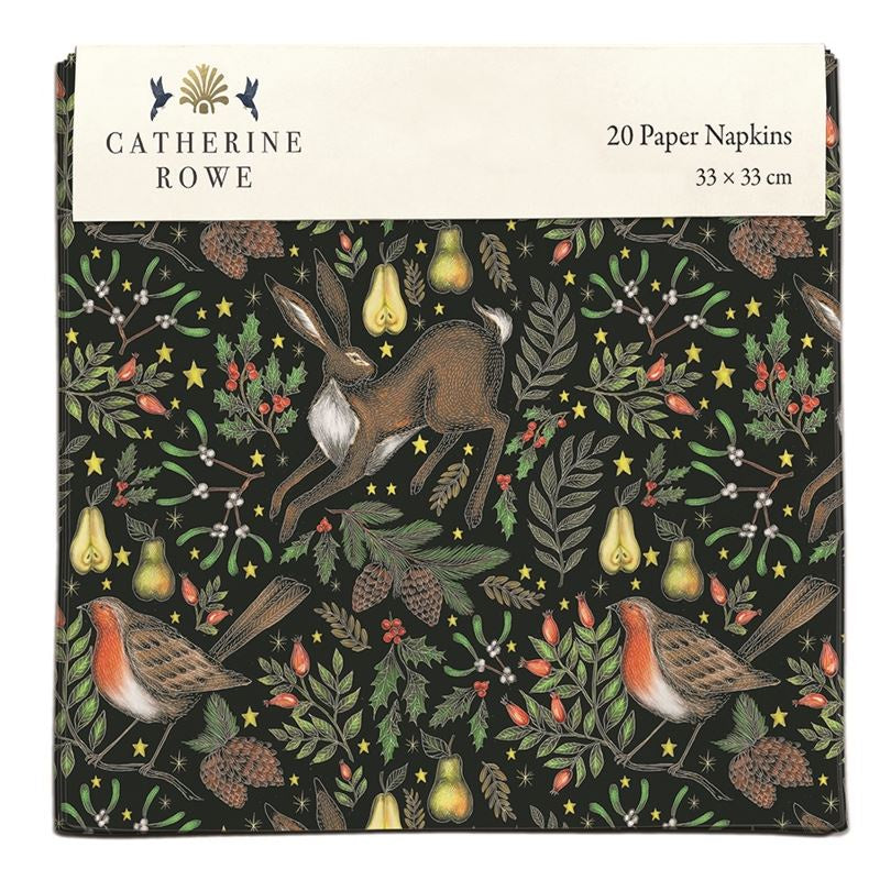 Christmas Garden 20 Pkt - Paper Napkins