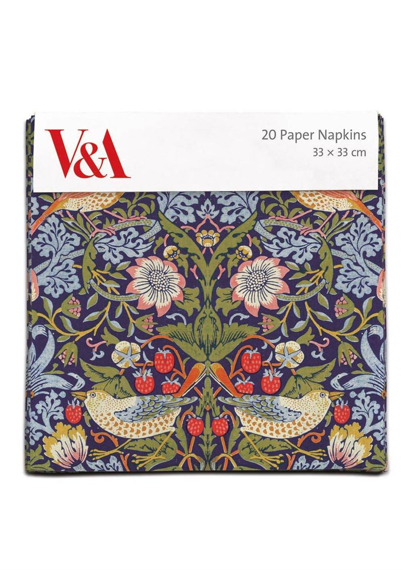 Strawberry Thief 20 Pkt - Paper Napkins