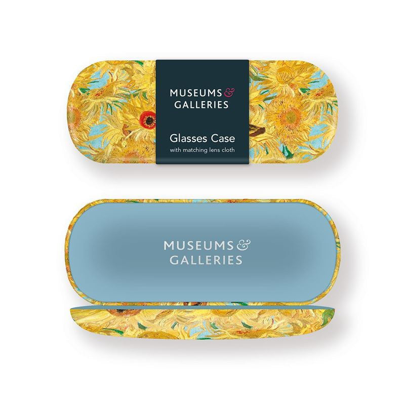 Vase With Twelve Sunflowers - Eyeglass Case