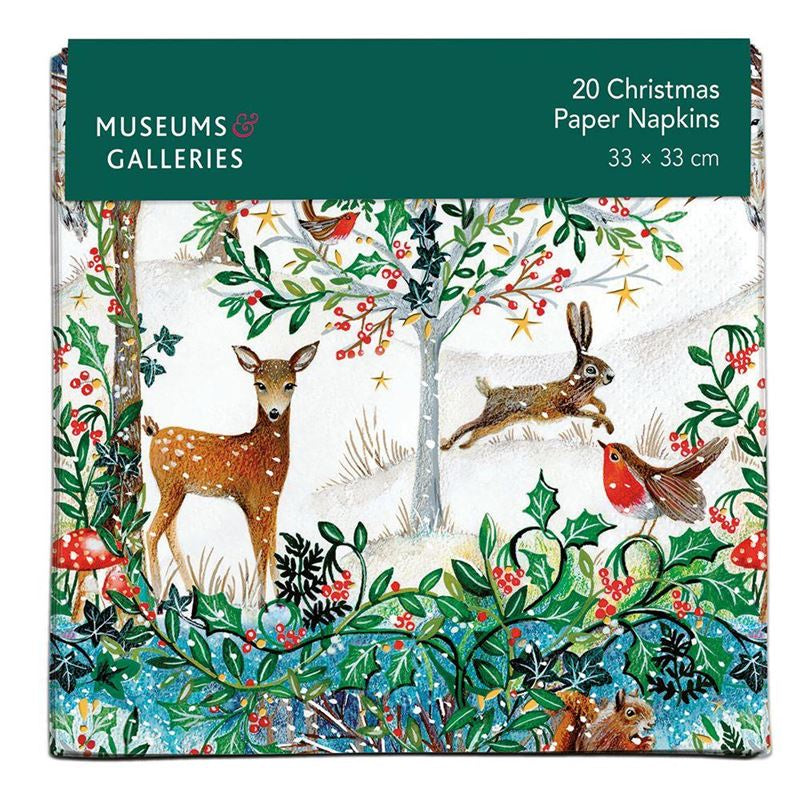 Winter Forest Glade 20 Pkt - Christmas Paper Napkins