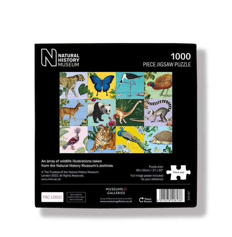 Museums & Galleries - Wildlife 1000 Pce - Jigsaw Puzzles