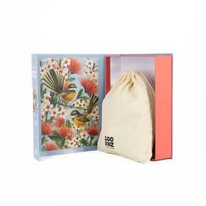 Native Flowers and Chatty Fantails Jigsaw Puzzle