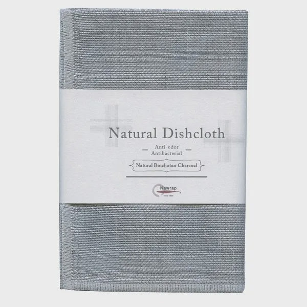 Natural Dishcloth 35x35cm - Natural Binchotan Charcoal