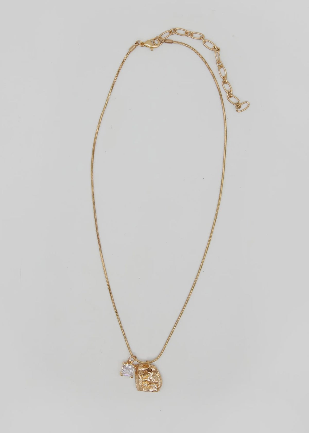 Necklace Gold Nugget Crystals