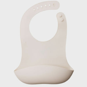 Nestling Silicone Bib - Oat