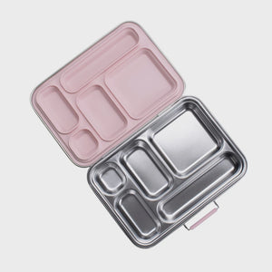 Nestling Stainless Steel Bento Box - Dusty Pink