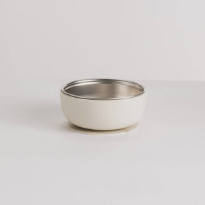 Nestling Stainless Steel Suction Bowl - Oat