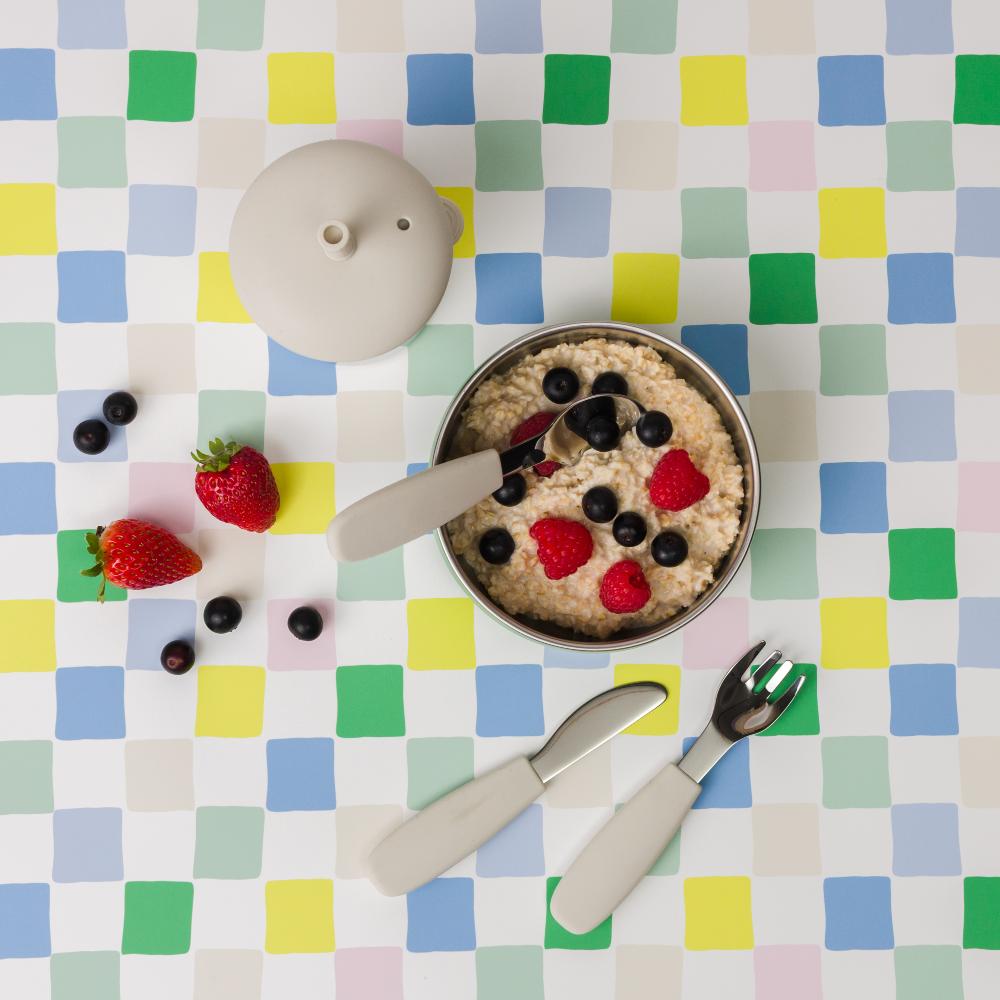 Nestling Toddler Cutlery 3pk - Oat