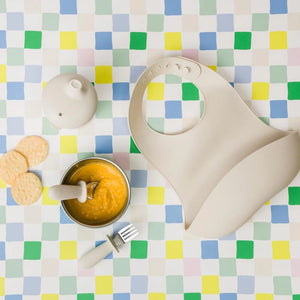 Nestling Baby Cutlery Set - Oat