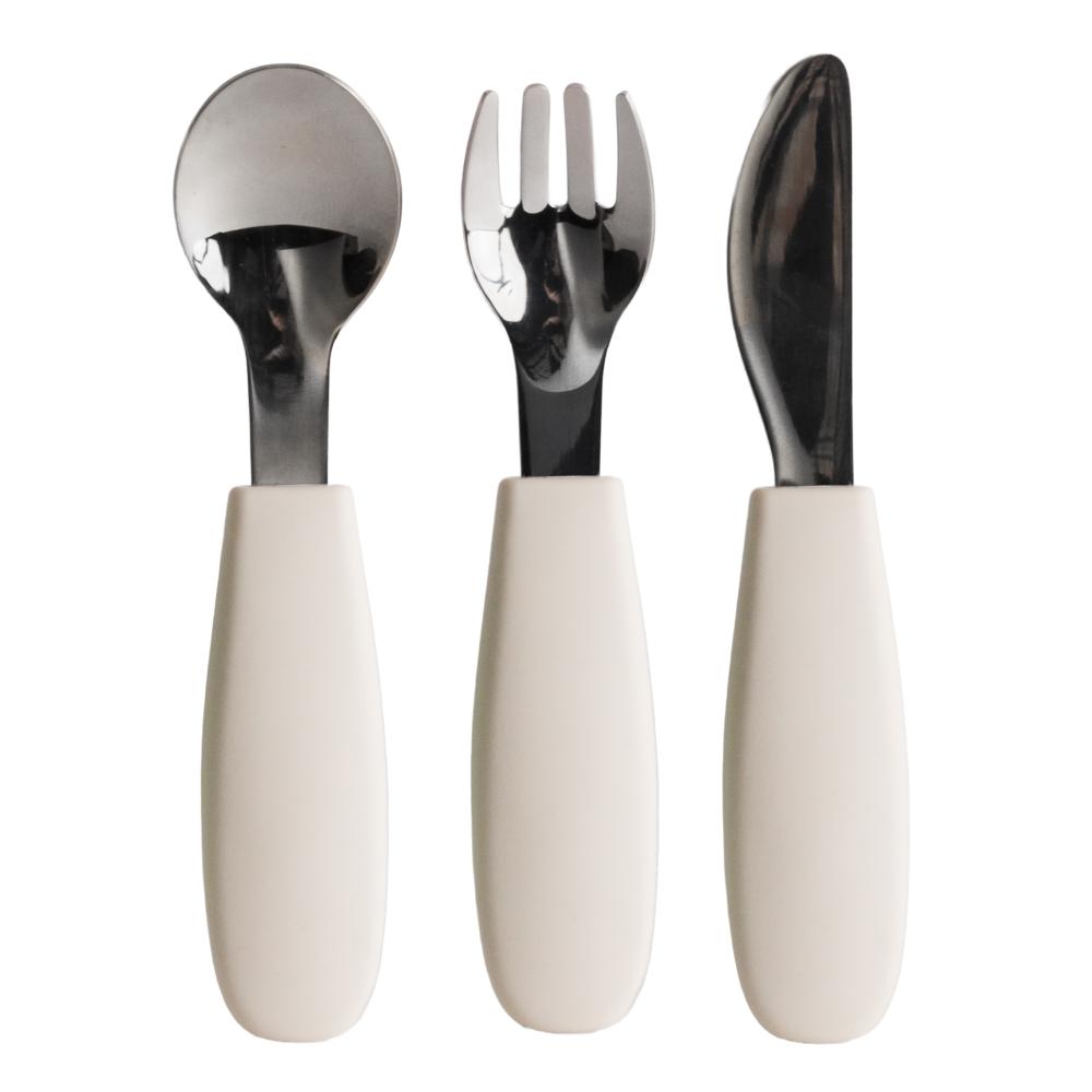 Nestling Toddler Cutlery 3pk - Oat