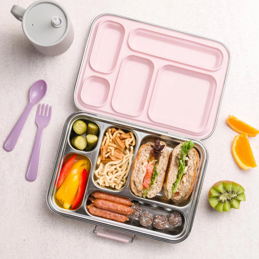 Nestling Stainless Steel Bento Box - Dusty Pink