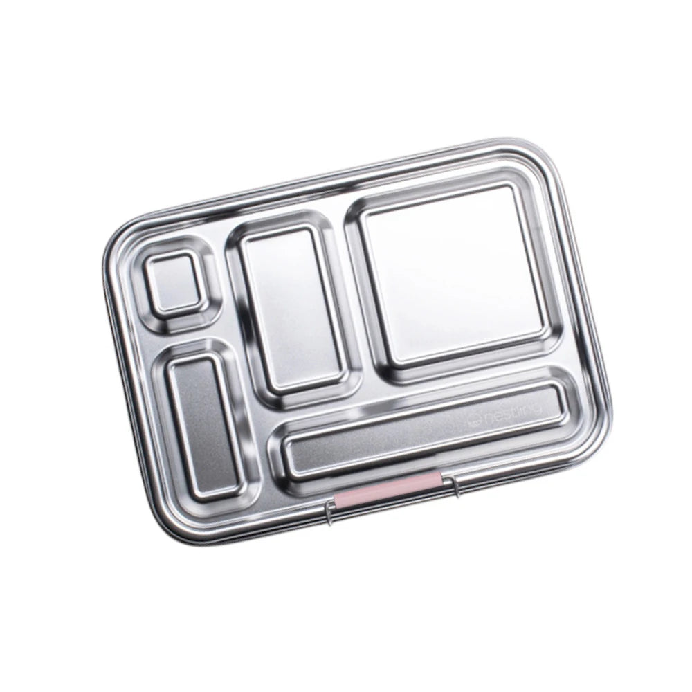 Nestling Stainless Steel Bento Box - Dusty Pink
