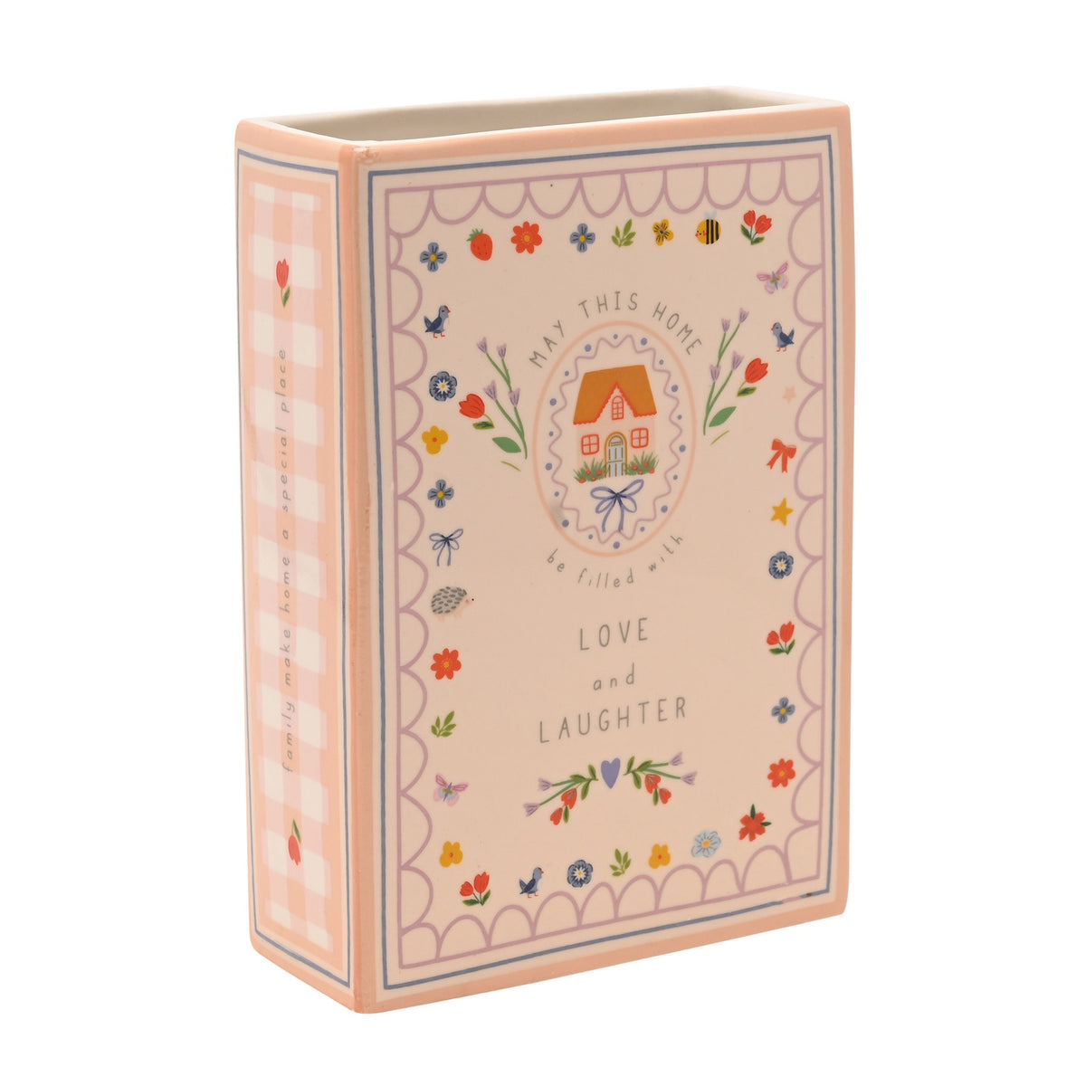 Love Life book vase - Home