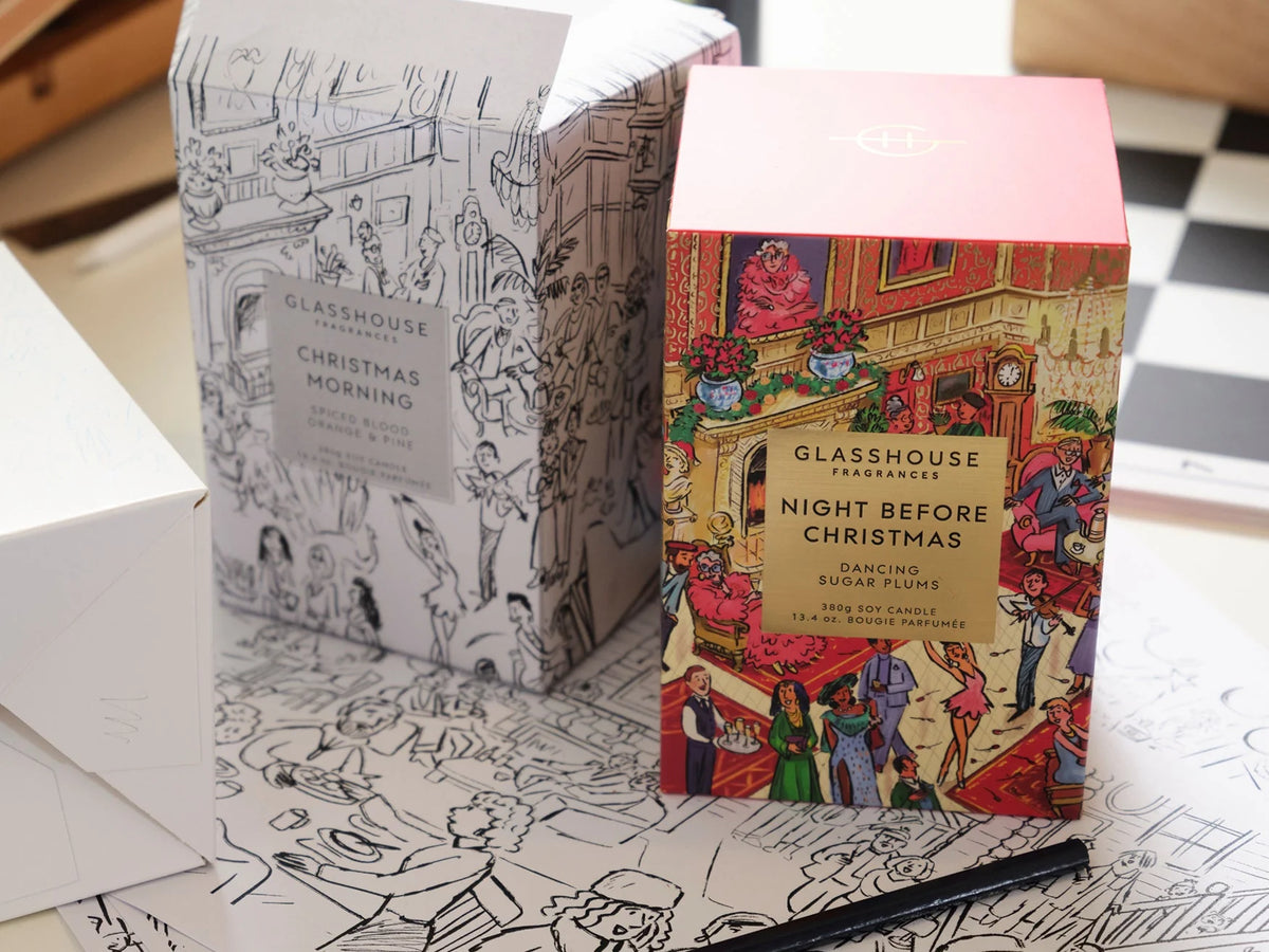 Glasshouse 380g Candle - Night Before Christmas - X26