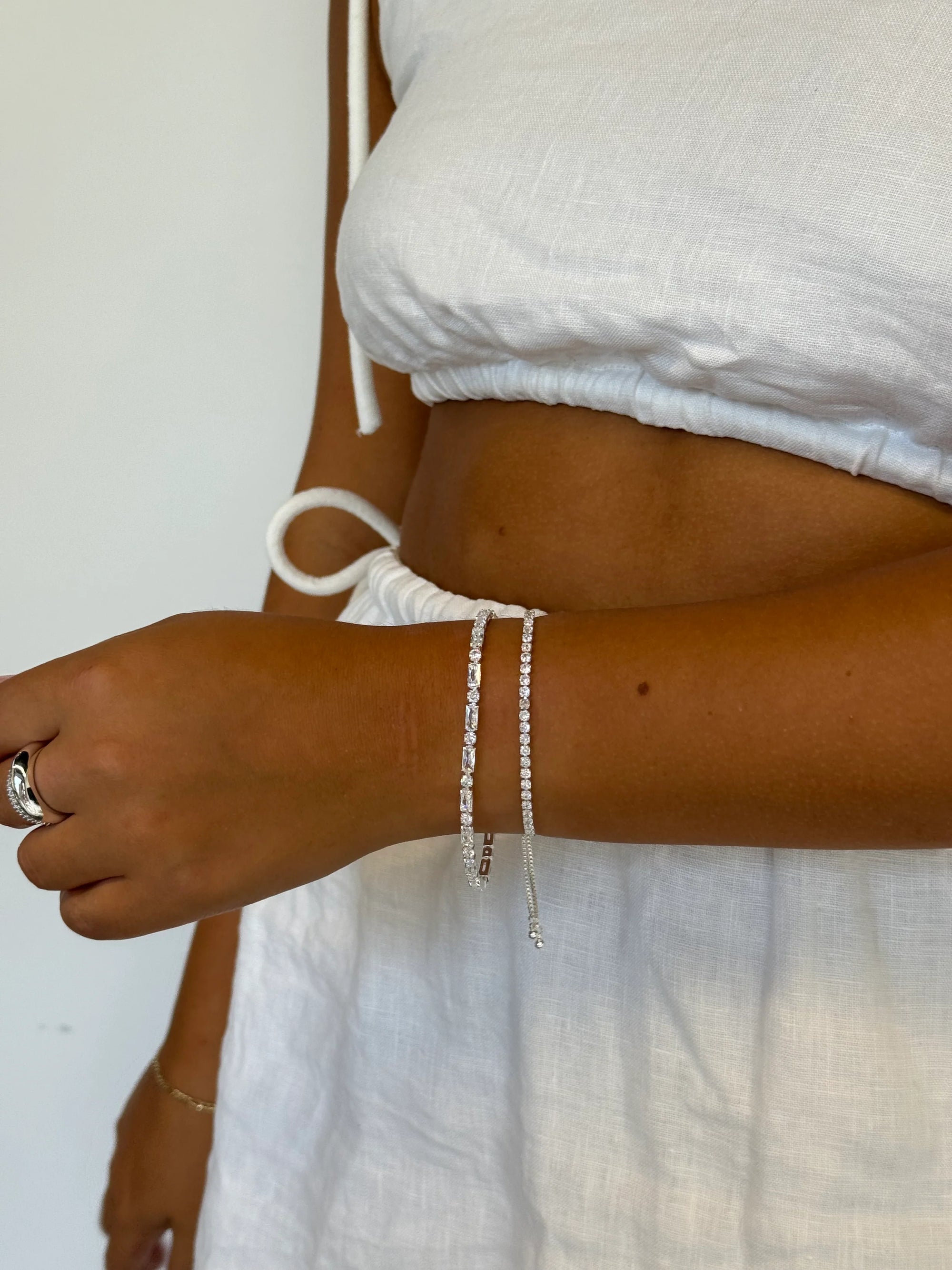 Zafino Nikki Tennis Bracelet - Silver