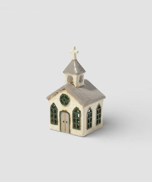 French Country Collections Nordgard Chapel Church Tealight Houses