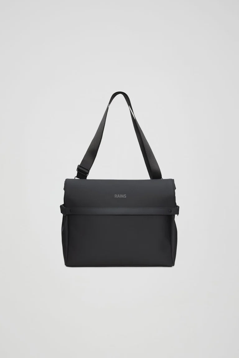 RAINS OTG Messenger Bag - Black