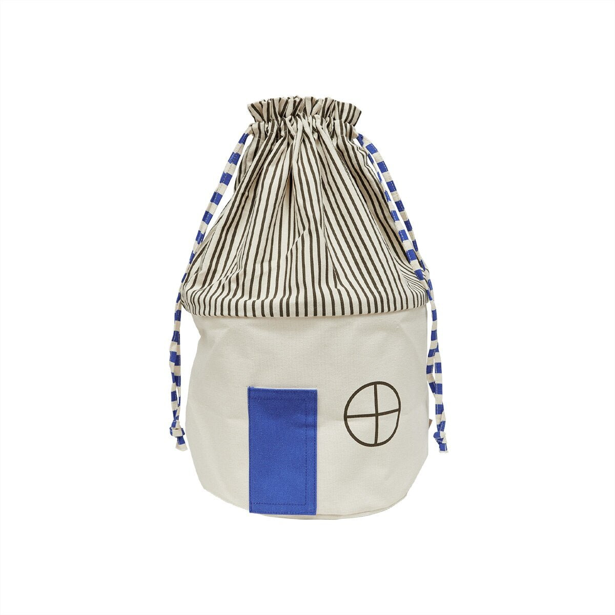 OYOY Koya Storage Basket - Optic Blue (Large)